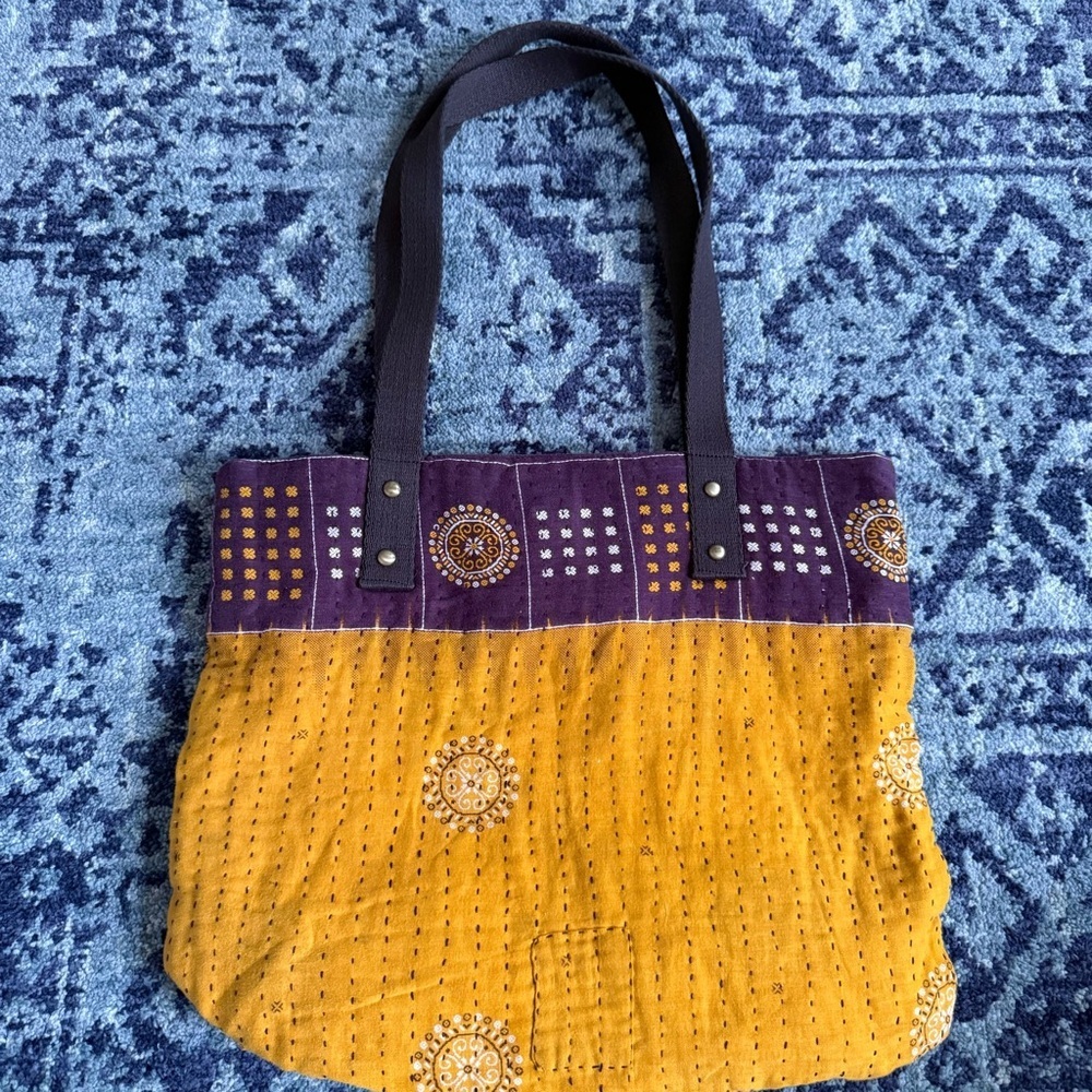 Sari Bani Handmade in India by Dolly Boho Indie Tote Bag All Over Print Fabric